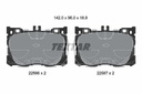 FRONT PADS TEXTAR MERC