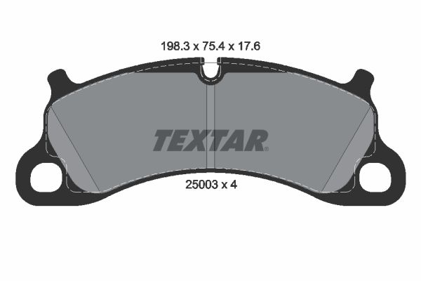 BRAKE PADS FRONT TEXTAR VAG