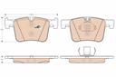 BRAKE PADS FRONT TRW BMW