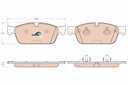FRONT PADS TRW MERC