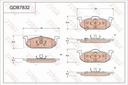 BRAKE PADS FRONT TRW MG