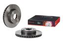 BRAKE DISC FRONT 295MM BREMBO MERC (CROSS DRILLED)