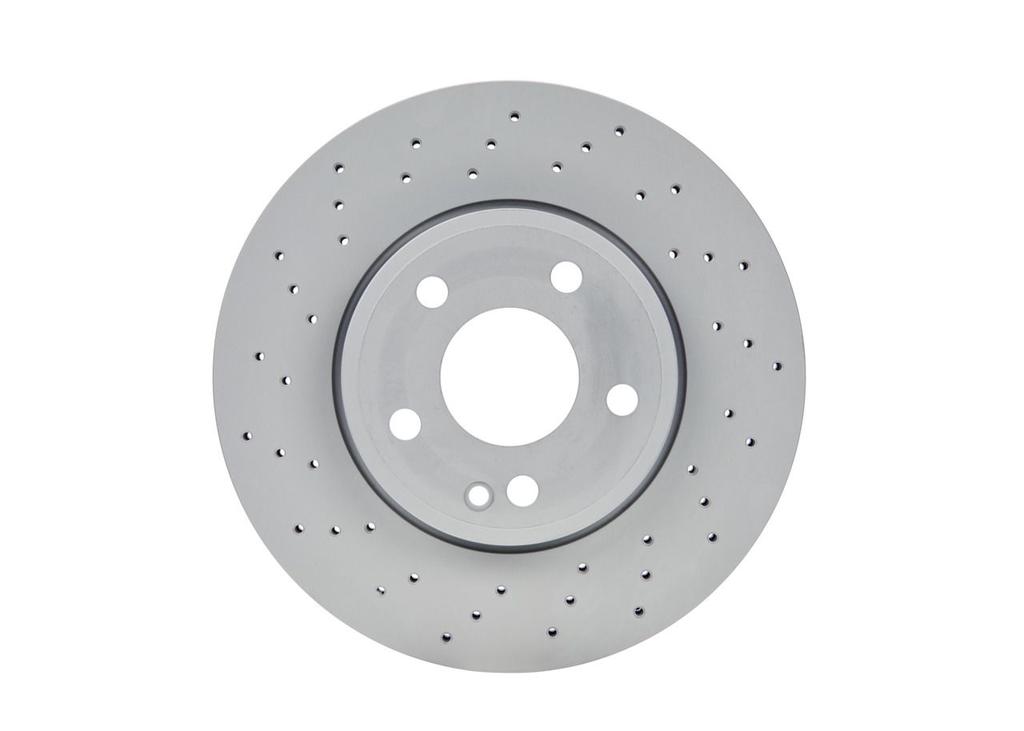 BRAKE DISC FRONT 295MM BOSCH MERC (CROSS DRILLED)