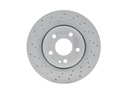 FRONT DISC 295MM CROSS DRILLED BOSCH MERC
