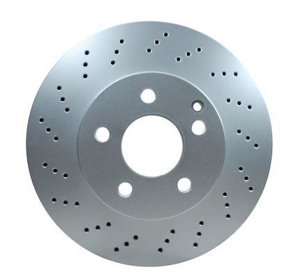FRONT DISC 295MM CROSS DRILLED PAGID MERC