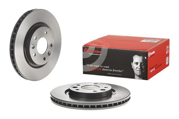 FRONT DISC 296MM BREMBO RENAULT NISSAN