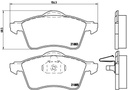 FRONT PADS W/OUT SENSOR BREMBO CERAMIC VAG