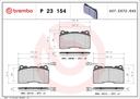 BRAKE PADS FRONT WITH SENSOR BREMBO ALFA