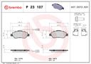 BRAKE PADS FRONT WITH SENSOR BREMBO FIAT