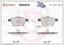 BRAKE PADS FRONT WITH SENSOR BREMBO CERAMIC VAG