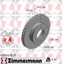FRONT DISC 300MM ZIMMERMANN MERC VAG