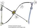 WINDOW REGULATOR RHF VALEO VAG
