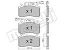 BRAKE PADS FRONT WITH SENSOR METELLI ALFA