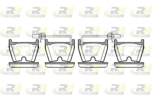 BRAKE PADS FRONT WITH SENSOR ROADHOUSE VAG
