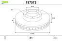 BRAKE DISC FRONT 305MM VALEO FIAT