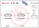 BRAKE PADS FRONT WITH SENSOR BREMBO FIAT PSA