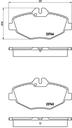 BRAKE PADS FRONT WITH SENSOR BREMBO CERAMIC MERC