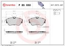 FRONT PADS WITH SENSOR BREMBO VAG