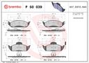 BRAKE PADS FRONT WITH SENSOR BREMBO MERC