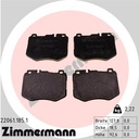 FRONT PADS ZIMMERMANN MERC