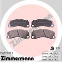 BRAKE PADS FRONT ZIMMERMANN PORSCHE