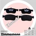BRAKE PADS FRONT ZIMMERMANN PSA
