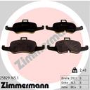 BRAKE PADS FRONT ZIMMERMANN VAG