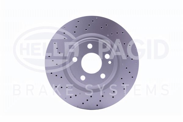 FRONT DISC 320MM CROSS DRILLED PAGID MERC