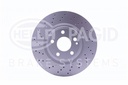 FRONT DISC 320MM CROSS DRILLED PAGID MERC