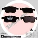 BRAKE PADS FRONT ZIMMERMANN VOLVO