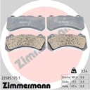 FRONT PADS ZIMMERMANN VOLVO