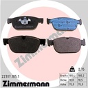 FRONT PADS ZIMMERMANN VOLVO