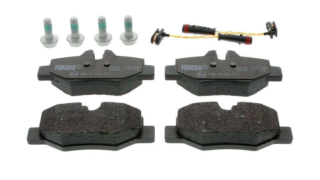 BRAKE PADS REAR WITH SENSOR FERODO MERC