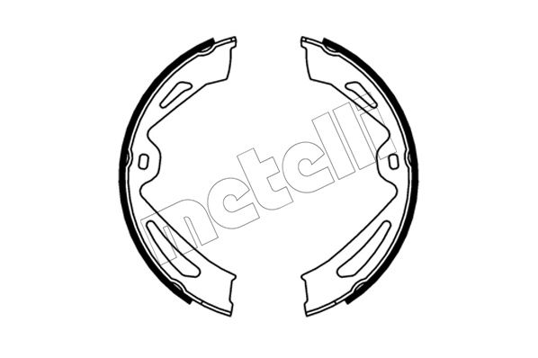 HAND BRAKE SHOE KIT METELLI VAG