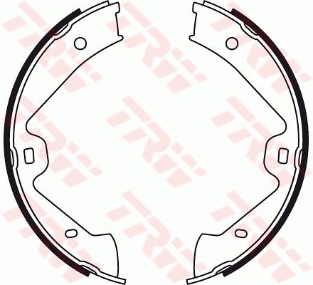 HAND BRAKE SHOE KIT TRW VAG