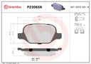 REAR PADS BREMBO CERAMIC ALFA