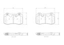 BRAKE PADS REAR BREMBO ASTON MARTIN