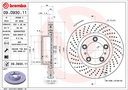 FRONT DISC 330MM LH XDRILLED BREMBO PORSCHE