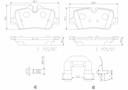 BRAKE PADS REAR BREMBO CERAMIC BMW
