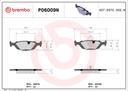 BRAKE PADS REAR BREMBO CERAMIC BMW