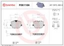 BRAKE PADS REAR BREMBO CERAMIC BMW TOYOTA