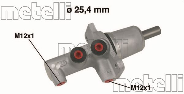 BRAKE MASTER CYL METELLI MERC