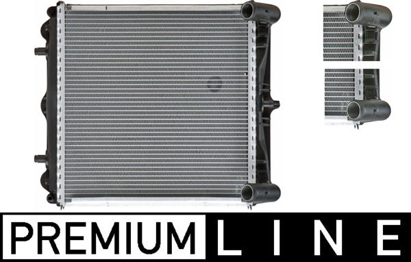 RADIATOR RH MAHLE PORSCHE