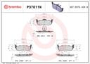 BRAKE PADS REAR BREMBO CERAMIC JEEP