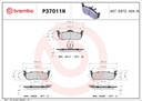 REAR PADS BREMBO CERAMIC JEEP