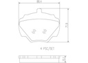 BRAKE PADS REAR BREMBO CERAMIC LAND ROVER