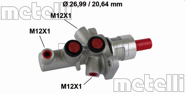 BRAKE MASTER CYLINDER METELLI BMW