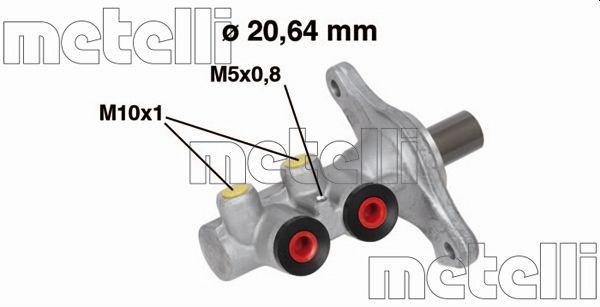 BRAKE MASTER CYLINDER METELLI FIAT