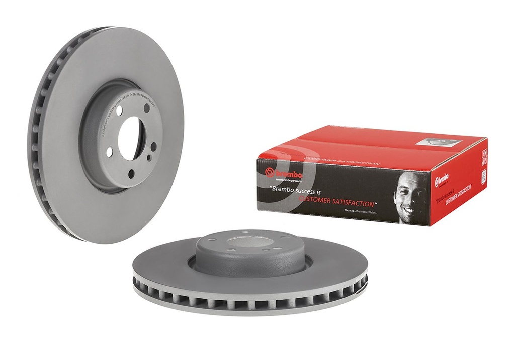 FRONT DISC 342MM [2-PIECE DUEL CAST] BREMBO MERC