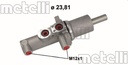 BRAKE MASTER CYLINDER METELLI MERC